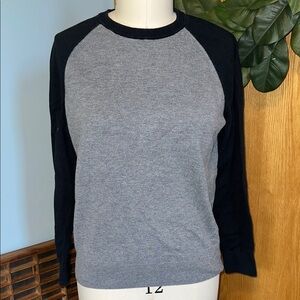 Banana Republic Men's Two-Tone Crewneck Sweater Size Medium Eco Sweater